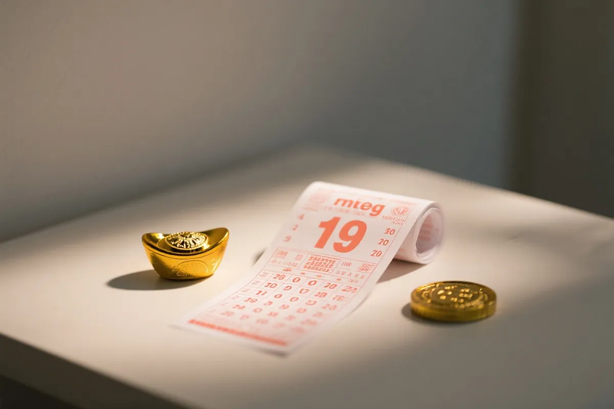 彩票号码特写与幸运元素的视觉化表达